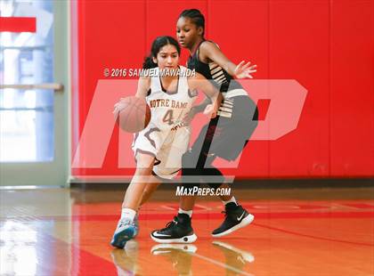 Thumbnail 1 in Notre Dame Academy vs Oaks Christian (West Coast Holiday Classic) photogallery.