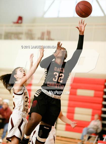 Thumbnail 1 in Notre Dame Academy vs Oaks Christian (West Coast Holiday Classic) photogallery.