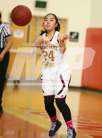 Thumbnail 3 in Notre Dame Academy vs Oaks Christian (West Coast Holiday Classic) photogallery.