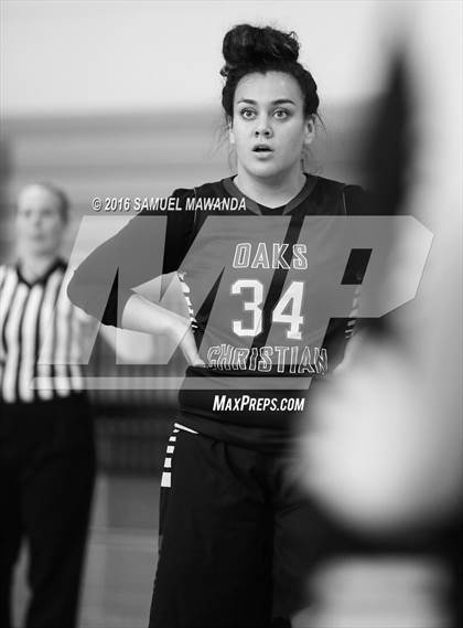 Thumbnail 3 in Notre Dame Academy vs Oaks Christian (West Coast Holiday Classic) photogallery.