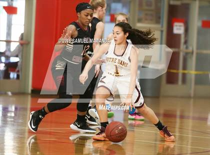 Thumbnail 3 in Notre Dame Academy vs Oaks Christian (West Coast Holiday Classic) photogallery.