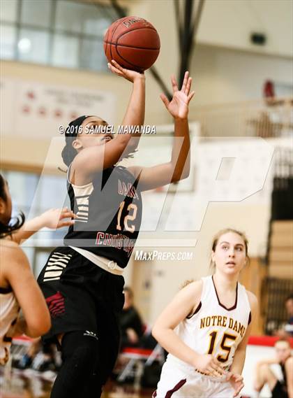 Thumbnail 1 in Notre Dame Academy vs Oaks Christian (West Coast Holiday Classic) photogallery.