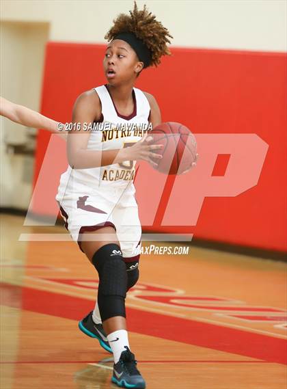 Thumbnail 3 in Notre Dame Academy vs Oaks Christian (West Coast Holiday Classic) photogallery.