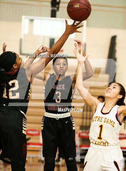 Thumbnail 1 in Notre Dame Academy vs Oaks Christian (West Coast Holiday Classic) photogallery.