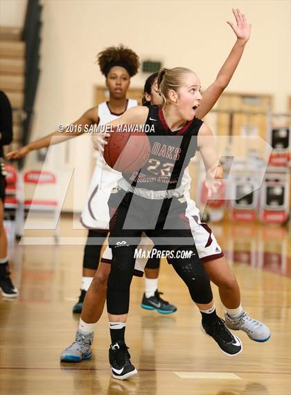 Thumbnail 3 in Notre Dame Academy vs Oaks Christian (West Coast Holiday Classic) photogallery.