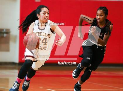 Thumbnail 3 in Notre Dame Academy vs Oaks Christian (West Coast Holiday Classic) photogallery.