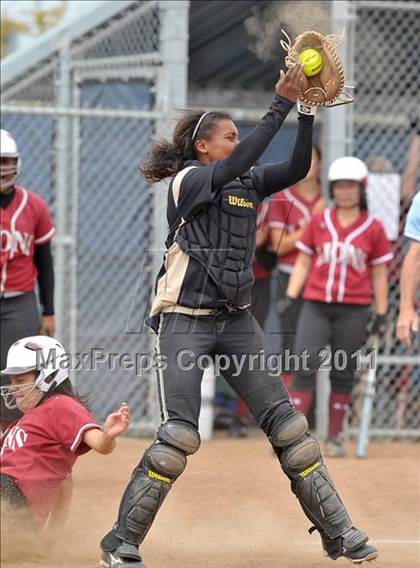 Thumbnail 3 in Monterey Trail vs. McClatchy (River City Tournament) photogallery.