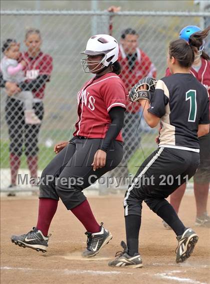 Thumbnail 3 in Monterey Trail vs. McClatchy (River City Tournament) photogallery.