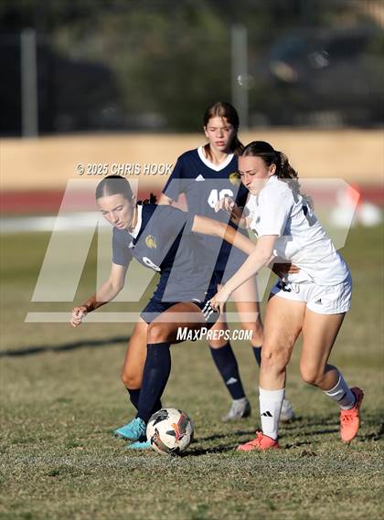 Thumbnail 3 in Ironwood Ridge vs Pusch Ridge Christian Academy (Kelly Pierce Soccer Tournament) photogallery.