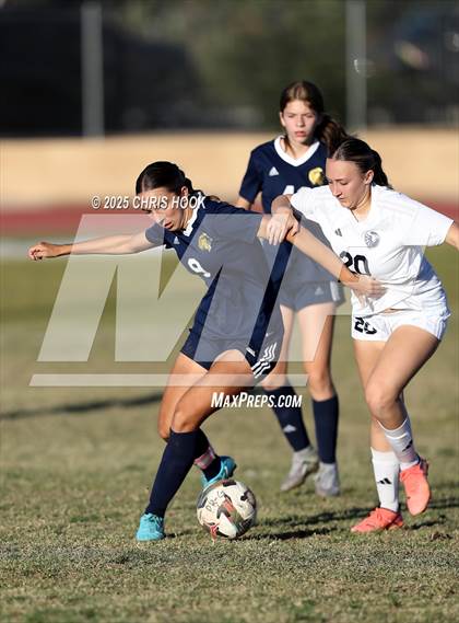 Thumbnail 1 in Ironwood Ridge vs Pusch Ridge Christian Academy (Kelly Pierce Soccer Tournament) photogallery.