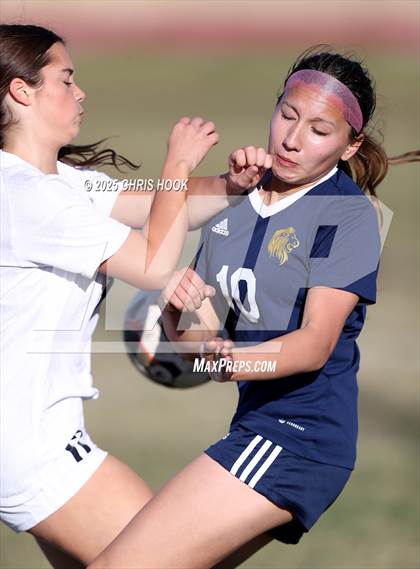 Thumbnail 3 in Ironwood Ridge vs Pusch Ridge Christian Academy (Kelly Pierce Soccer Tournament) photogallery.