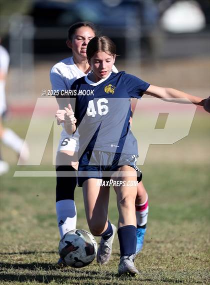 Thumbnail 3 in Ironwood Ridge vs Pusch Ridge Christian Academy (Kelly Pierce Soccer Tournament) photogallery.
