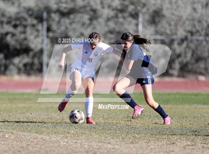Thumbnail 2 in Ironwood Ridge vs Pusch Ridge Christian Academy (Kelly Pierce Soccer Tournament) photogallery.