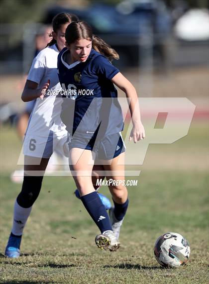 Thumbnail 1 in Ironwood Ridge vs Pusch Ridge Christian Academy (Kelly Pierce Soccer Tournament) photogallery.
