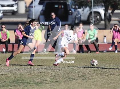 Thumbnail 1 in Ironwood Ridge vs Pusch Ridge Christian Academy (Kelly Pierce Soccer Tournament) photogallery.