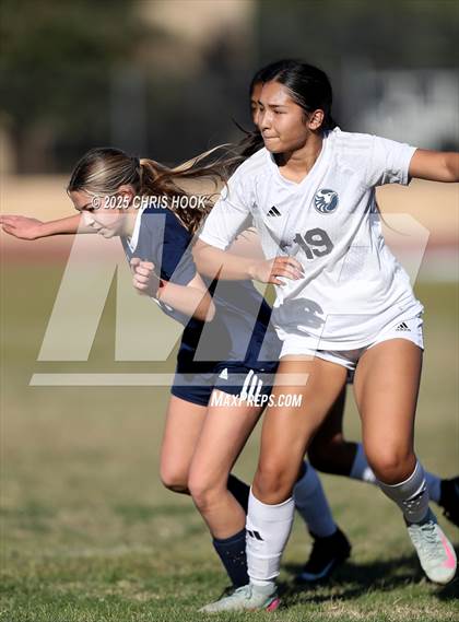 Thumbnail 3 in Ironwood Ridge vs Pusch Ridge Christian Academy (Kelly Pierce Soccer Tournament) photogallery.
