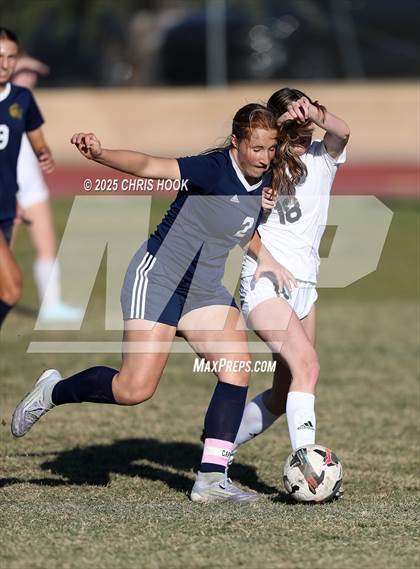 Thumbnail 2 in Ironwood Ridge vs Pusch Ridge Christian Academy (Kelly Pierce Soccer Tournament) photogallery.