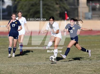 Thumbnail 2 in Ironwood Ridge vs Pusch Ridge Christian Academy (Kelly Pierce Soccer Tournament) photogallery.
