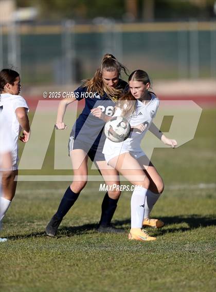 Thumbnail 2 in Ironwood Ridge vs Pusch Ridge Christian Academy (Kelly Pierce Soccer Tournament) photogallery.