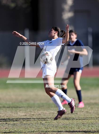Thumbnail 2 in Ironwood Ridge vs Pusch Ridge Christian Academy (Kelly Pierce Soccer Tournament) photogallery.
