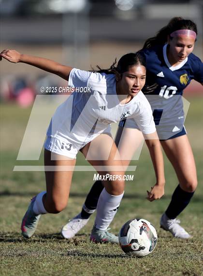 Thumbnail 3 in Ironwood Ridge vs Pusch Ridge Christian Academy (Kelly Pierce Soccer Tournament) photogallery.