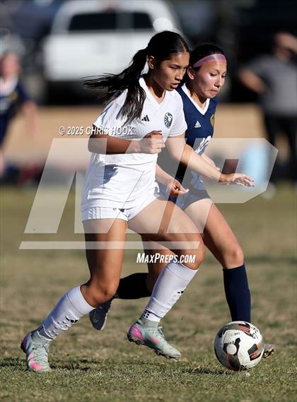 Thumbnail 2 in Ironwood Ridge vs Pusch Ridge Christian Academy (Kelly Pierce Soccer Tournament) photogallery.