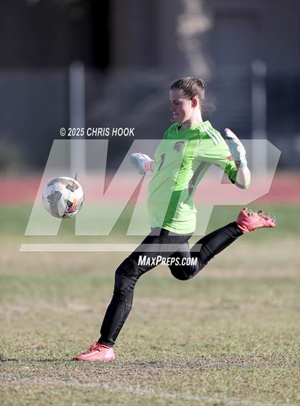 Thumbnail 2 in Ironwood Ridge vs Pusch Ridge Christian Academy (Kelly Pierce Soccer Tournament) photogallery.