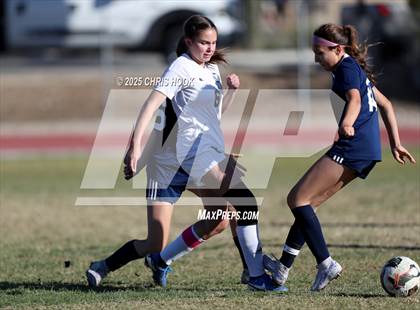Thumbnail 2 in Ironwood Ridge vs Pusch Ridge Christian Academy (Kelly Pierce Soccer Tournament) photogallery.