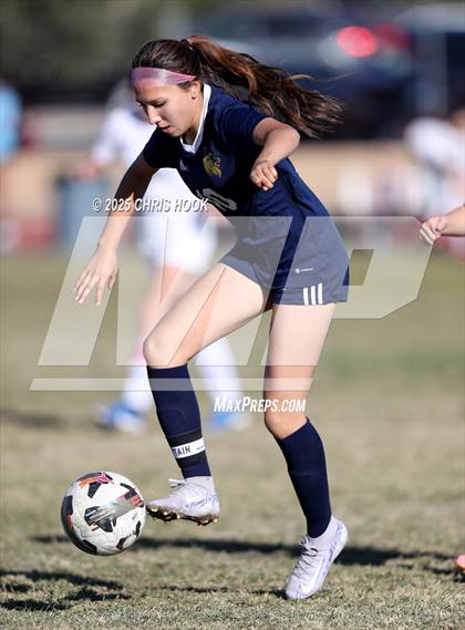 Thumbnail 2 in Ironwood Ridge vs Pusch Ridge Christian Academy (Kelly Pierce Soccer Tournament) photogallery.