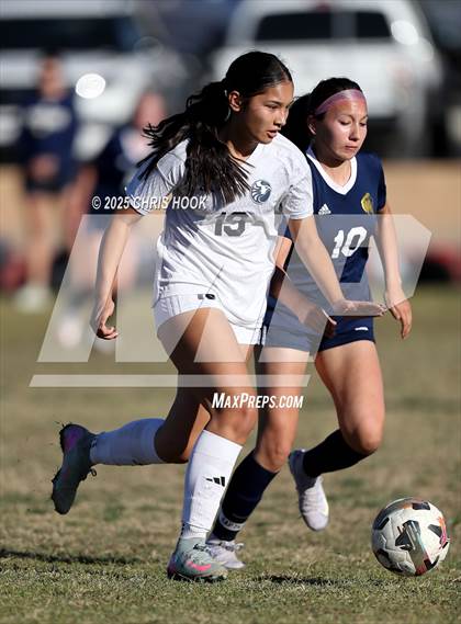 Thumbnail 1 in Ironwood Ridge vs Pusch Ridge Christian Academy (Kelly Pierce Soccer Tournament) photogallery.