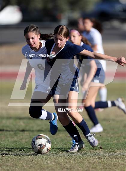 Thumbnail 2 in Ironwood Ridge vs Pusch Ridge Christian Academy (Kelly Pierce Soccer Tournament) photogallery.