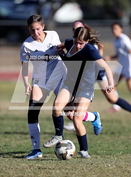 Thumbnail 3 in Ironwood Ridge vs Pusch Ridge Christian Academy (Kelly Pierce Soccer Tournament) photogallery.