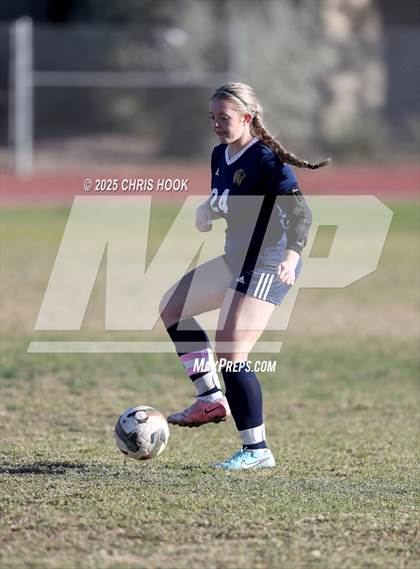 Thumbnail 3 in Ironwood Ridge vs Pusch Ridge Christian Academy (Kelly Pierce Soccer Tournament) photogallery.