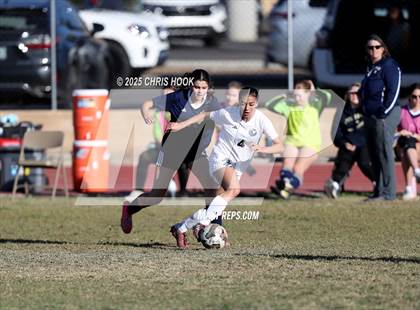 Thumbnail 2 in Ironwood Ridge vs Pusch Ridge Christian Academy (Kelly Pierce Soccer Tournament) photogallery.