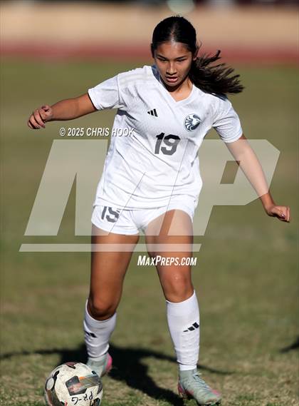 Thumbnail 2 in Ironwood Ridge vs Pusch Ridge Christian Academy (Kelly Pierce Soccer Tournament) photogallery.