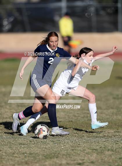 Thumbnail 3 in Ironwood Ridge vs Pusch Ridge Christian Academy (Kelly Pierce Soccer Tournament) photogallery.