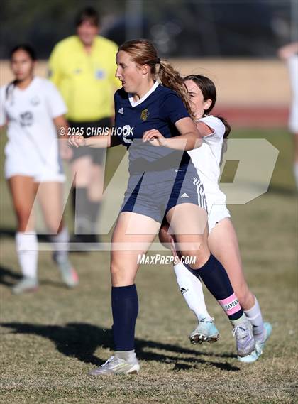 Thumbnail 2 in Ironwood Ridge vs Pusch Ridge Christian Academy (Kelly Pierce Soccer Tournament) photogallery.