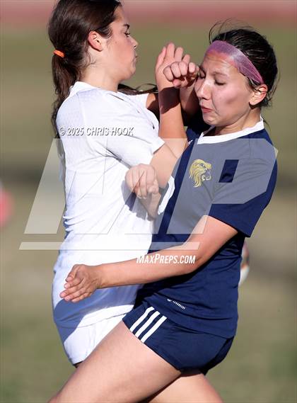 Thumbnail 1 in Ironwood Ridge vs Pusch Ridge Christian Academy (Kelly Pierce Soccer Tournament) photogallery.