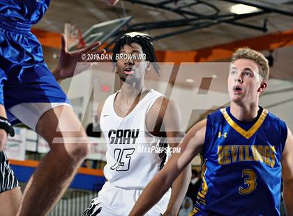 Thumbnail 2 in Travelers Rest vs. Gray Collegiate Academy (Chick-fil-a Classic) photogallery.
