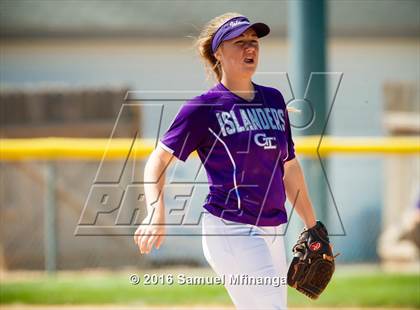 Thumbnail 2 in Grand Island vs. Columbus (Lincoln Public Schools Softball Classic) photogallery.