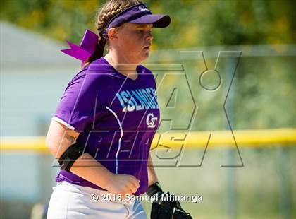 Thumbnail 2 in Grand Island vs. Columbus (Lincoln Public Schools Softball Classic) photogallery.
