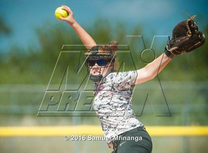 Thumbnail 3 in Grand Island vs. Columbus (Lincoln Public Schools Softball Classic) photogallery.