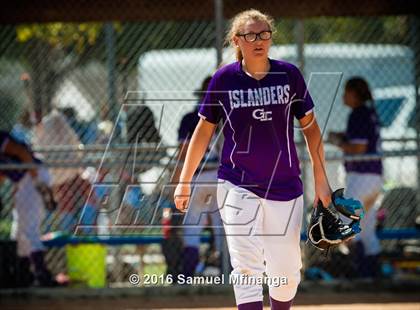 Thumbnail 1 in Grand Island vs. Columbus (Lincoln Public Schools Softball Classic) photogallery.
