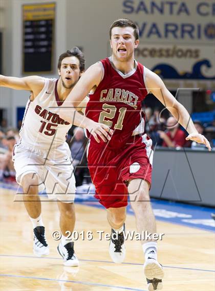 Thumbnail 2 in Sacred Heart Prep vs. Carmel (CIF CCS D4 Semifinal) photogallery.