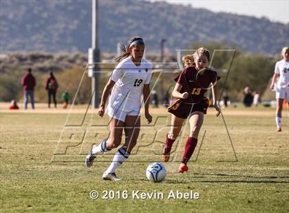 Thumbnail 2 in Desert Vista vs Mountain Pointe (Reach 11 Arizona Showcase) photogallery.