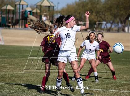 Thumbnail 1 in Desert Vista vs Mountain Pointe (Reach 11 Arizona Showcase) photogallery.