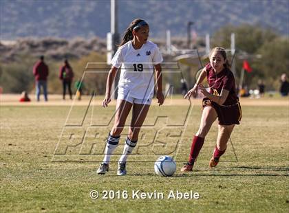 Thumbnail 2 in Desert Vista vs Mountain Pointe (Reach 11 Arizona Showcase) photogallery.