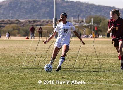 Thumbnail 2 in Desert Vista vs Mountain Pointe (Reach 11 Arizona Showcase) photogallery.