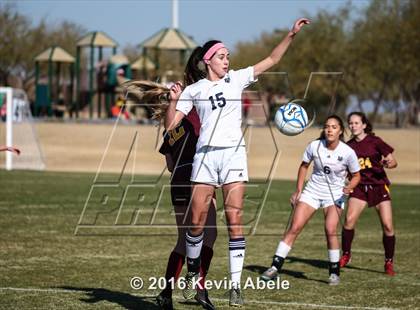 Thumbnail 2 in Desert Vista vs Mountain Pointe (Reach 11 Arizona Showcase) photogallery.