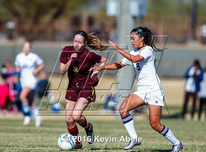 Thumbnail 2 in Desert Vista vs Mountain Pointe (Reach 11 Arizona Showcase) photogallery.
